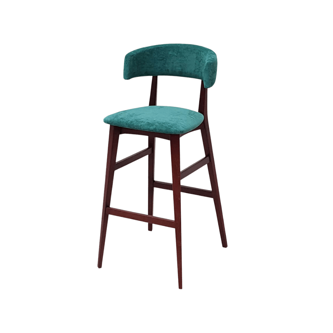 Rita Barstool Curved Back Barstool Table Place Chairs